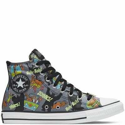 Converse x Scooby-Doo Chuck Taylor All Star - Naisten Matalavartiset Tennarit - Mustat/Valkoinen